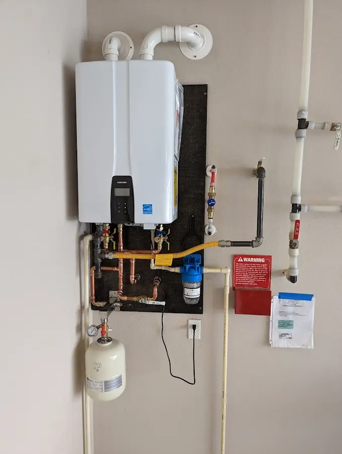 Professional plumber installing copper piping in a Murrells Inlet home